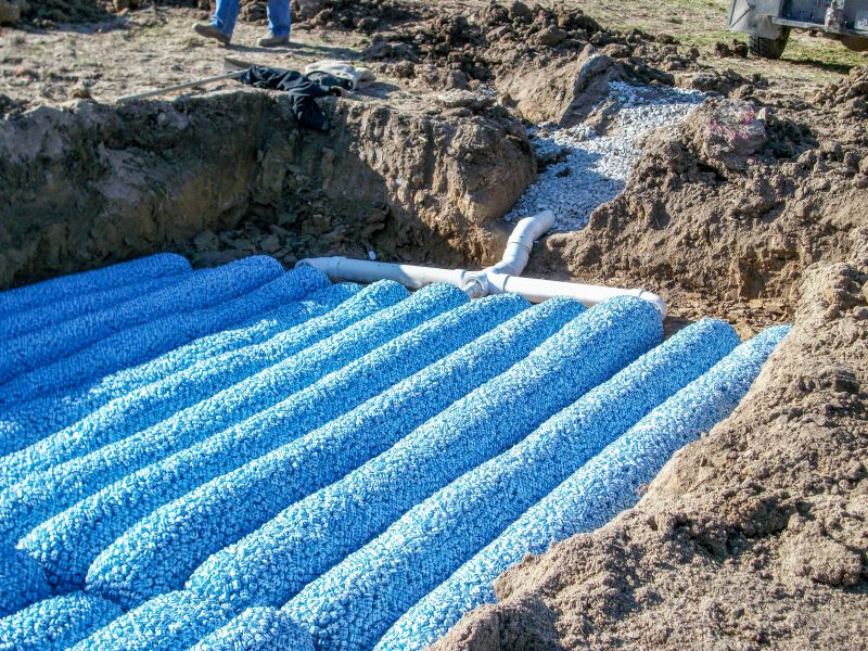 Drainage trench system