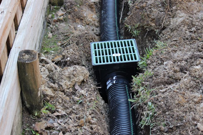Drainage pipe installation