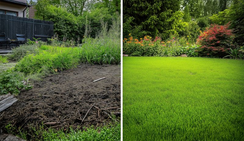 Yard Slope Before and After